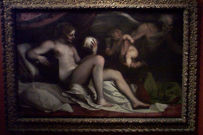 Luca Cambiaso Vanity of Earthly Love China oil painting art